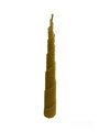 Svícnová konická svíčka ze včelích pláství 21 cm