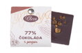 Hořká čokoláda s pergou 77%