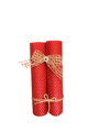 Barevné Adventní motané svíčky ze včelích pláství 3x21cm 4-Pack