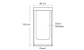 HOMEbox Vista Small (65x65x120 cm)