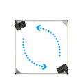 Secret Jardin Monkey Fan 2x120 mm 24V, cirkulační ventilátory