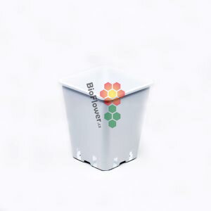 Květináč plastový 20x20x23 - 5,7l - bílý