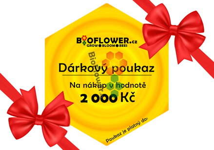 Dárkový poukaz na odběr zboží v hodnotě 2000 Kč