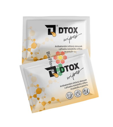 D-TOX wipes - vlhčené kapesníky