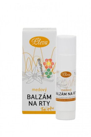 Pleva Medový balzám na rty s příchutí vanilky tyčinka 7g