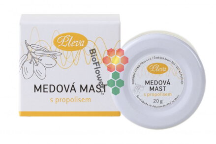 Pleva Medová mast s propolisem 20 g