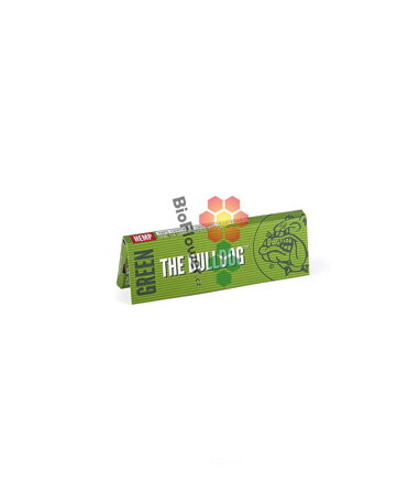 Papírky The Bulldog Dlouhé Hemp Green 50 ks