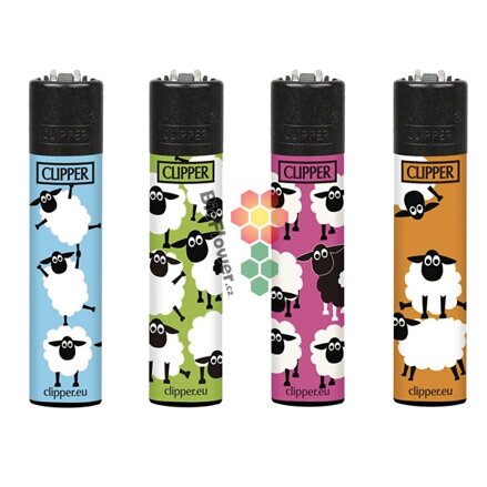 Zapalovač Clipper CP11RH Sheep Fluo