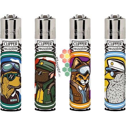  Zapalovač Clipper CP11RH Pilot Animals