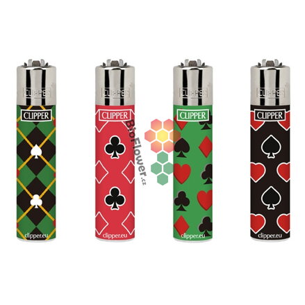 Zapalovač Clipper Classic Micro CP22R Poker Game