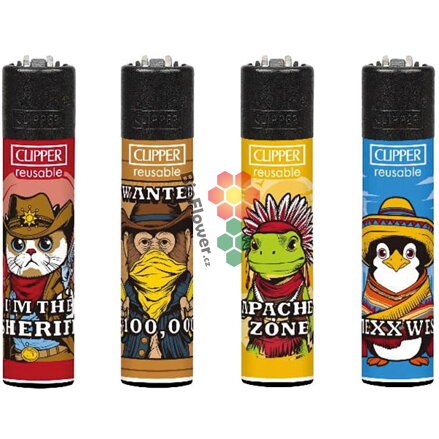 Zapalovač Clipper CP11RH Hollywood Animals 1