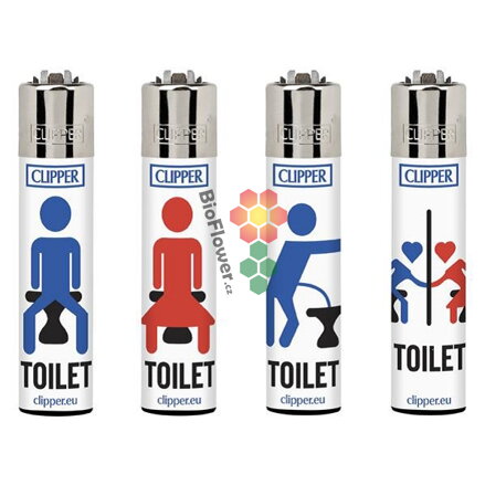 Zapalovač Clipper Classic Large CP11RH Toilet Statements