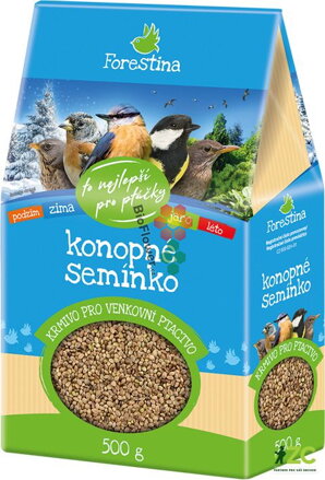Konopné semínko pro venkovní ptactvo 500 g