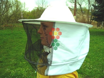 Včelařský klobouk, bavlna/síťka (Socha)