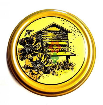 Bioflower - Víčko se závitem TO82 (ZLATÝ ÚL) na med
