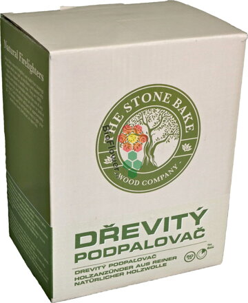 Podpalovač z dřevité vlny 36 mm - 50 ks