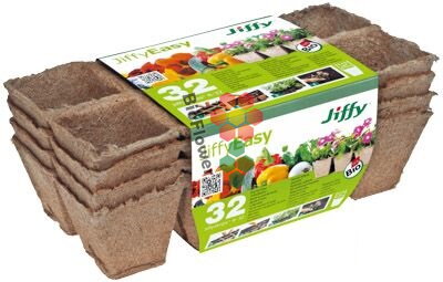 Rašelinový kontejner Jiffystrips® 6-32, 5 x 6 cm