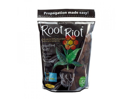 Root Riot natural rooting sponges 50 ks - sadbovací kostky