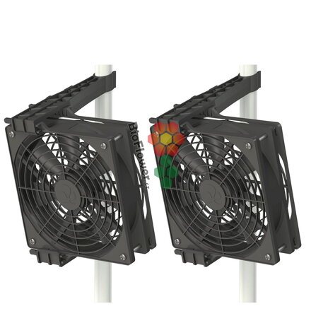 Secret Jardin Monkey Fan 2x120 mm 24V, cirkulační ventilátory