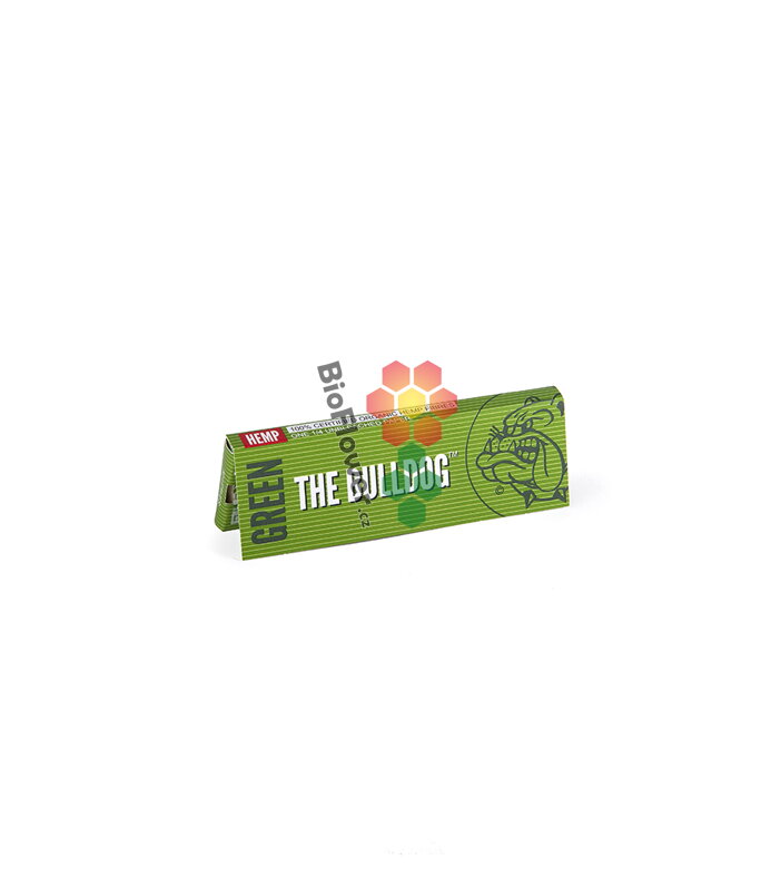 Papírky The Bulldog Dlouhé Hemp Green 50 ks
