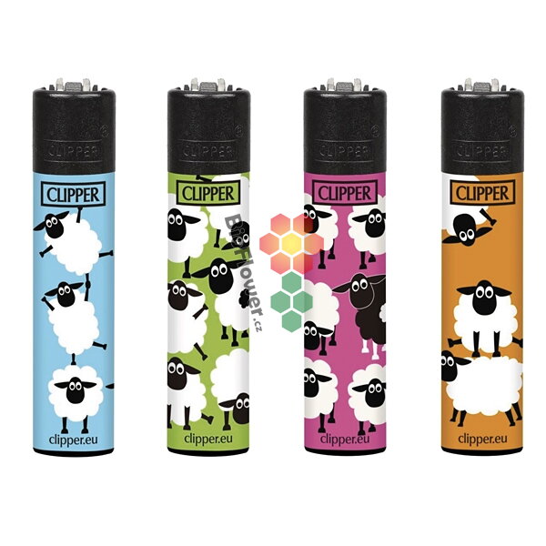 Zapalovač Clipper CP11RH Sheep Fluo