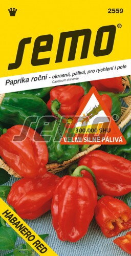 Semo Paprika roční Habanero Red