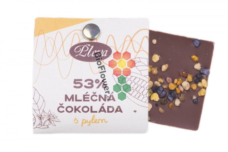 Mléčná čokoláda s pylem 53% Mléčná čokoláda s pylem 53%