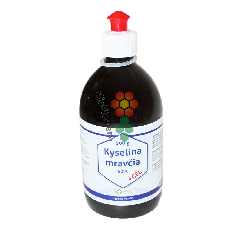 Kyselina mravenčí 60 % GEL – balení 500g