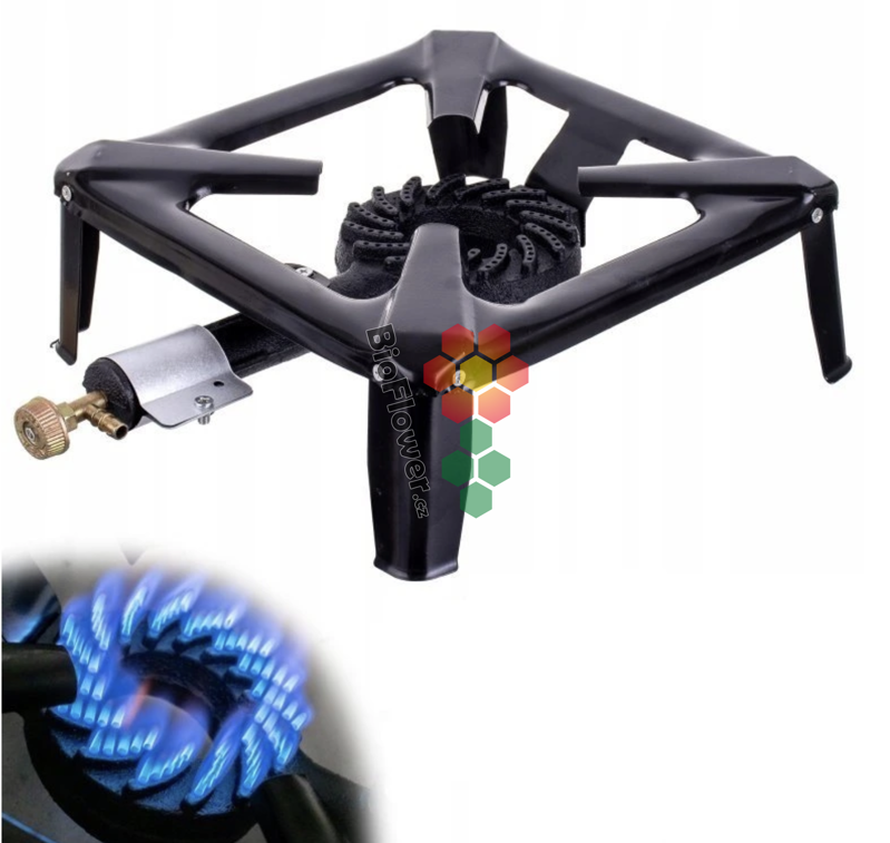 Hořák na propanbutan 40x40cm KRAFT&DELE