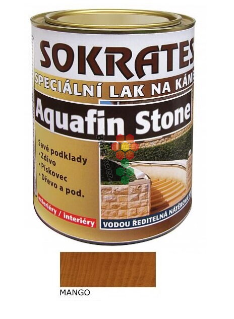 Sokrates Aquafin Stone 2Kg  lazura odstín Mango