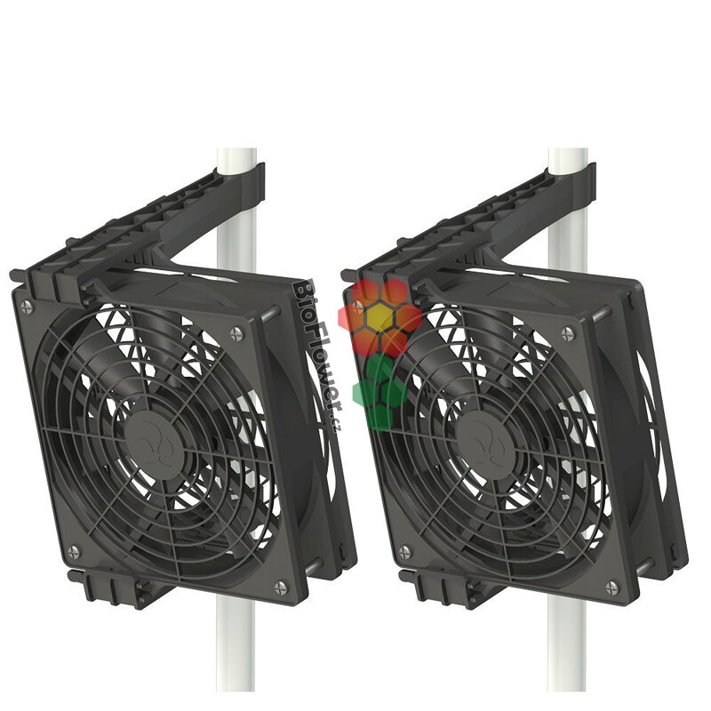 Secret Jardin Monkey Fan 2x120 mm 24V, cirkulační ventilátory