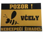 Smaltovaná Cedule Pozor včely 40 x 28 cm