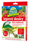 Forestina Zdravá zahrada Lepové desky bílé venkovní 5 ks