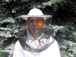 Včelařský klobouk Normal, černá síťka