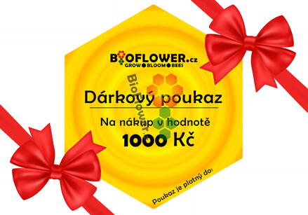 Dárkový poukaz na odběr zboží v hodnotě 1000 Kč