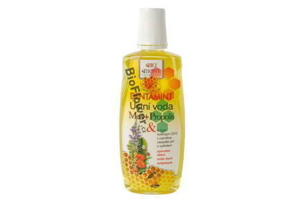BC Bione Cosmetics Dentamint  Ústní voda Med a Propolis  - 500ml
