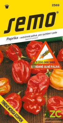 Semo Paprika zeleninová pálivá - Trinidad Moruga Scorpion