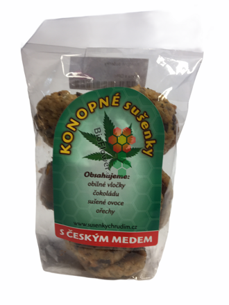 Konopné  dukáty s medem 140 g